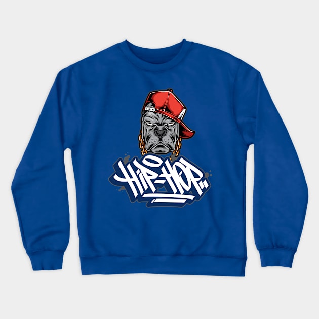 Hip Hop Graffiti Crewneck Sweatshirt by FullOnNostalgia